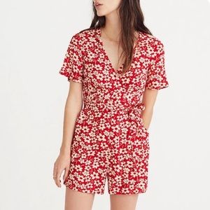 NWT Madewell Wrap Front Romper